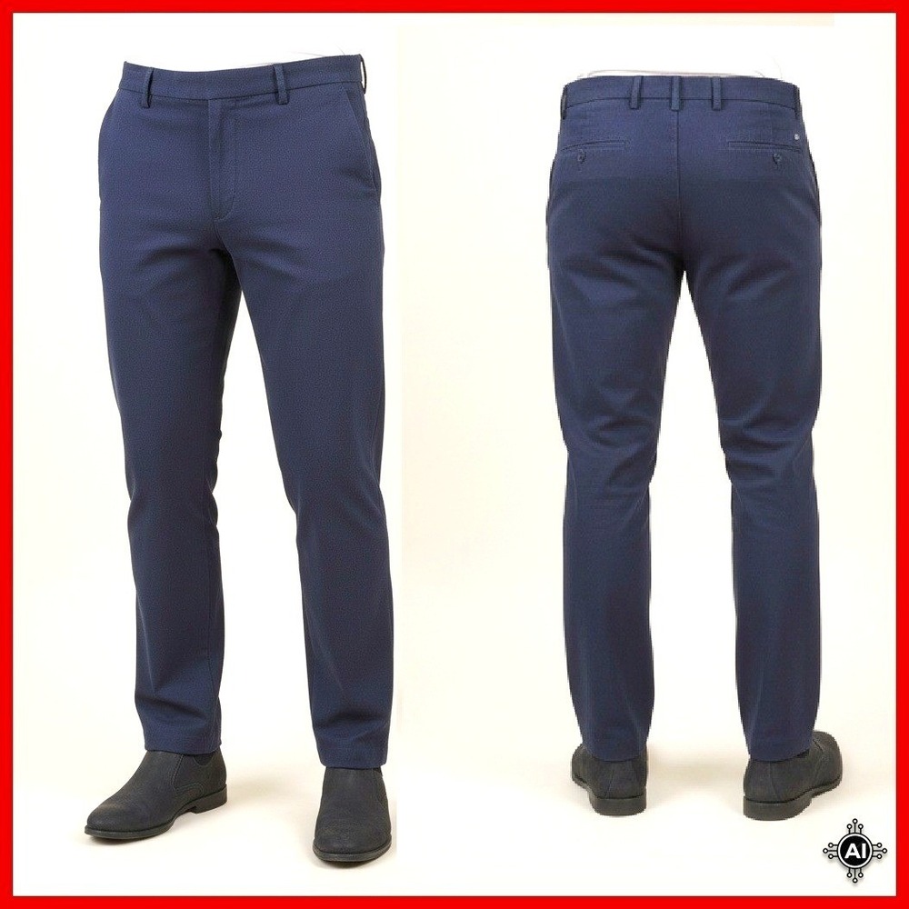Dockers City‎ Tech Trousers 33x30 Blue Smart 360 Metro Pants Straight Chinos